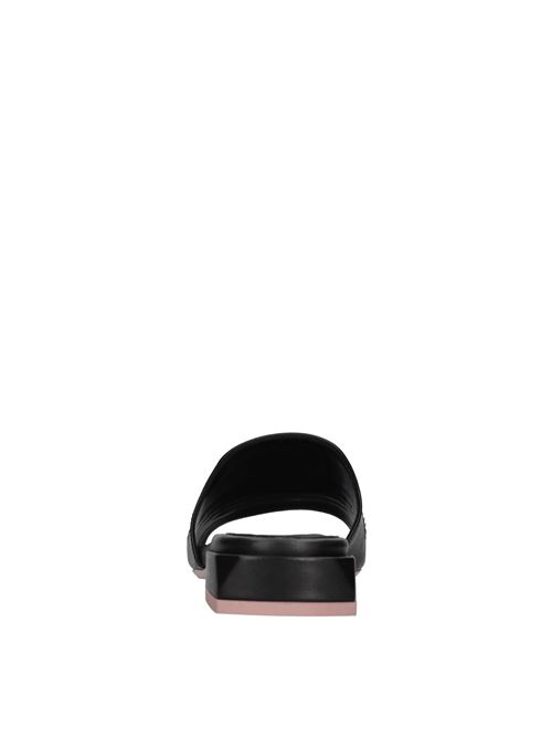 Mules in pelle LORENZO MARI | SAMU MAG 36 VIT.NERO-SILVER